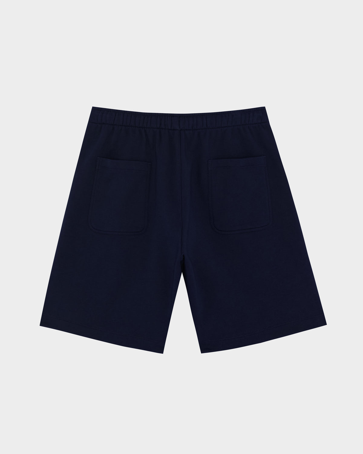 SMILEYHOUND FRENCH TERRY EMBROIDERED  SCRIPT  INITIAL LOGO SHORTS