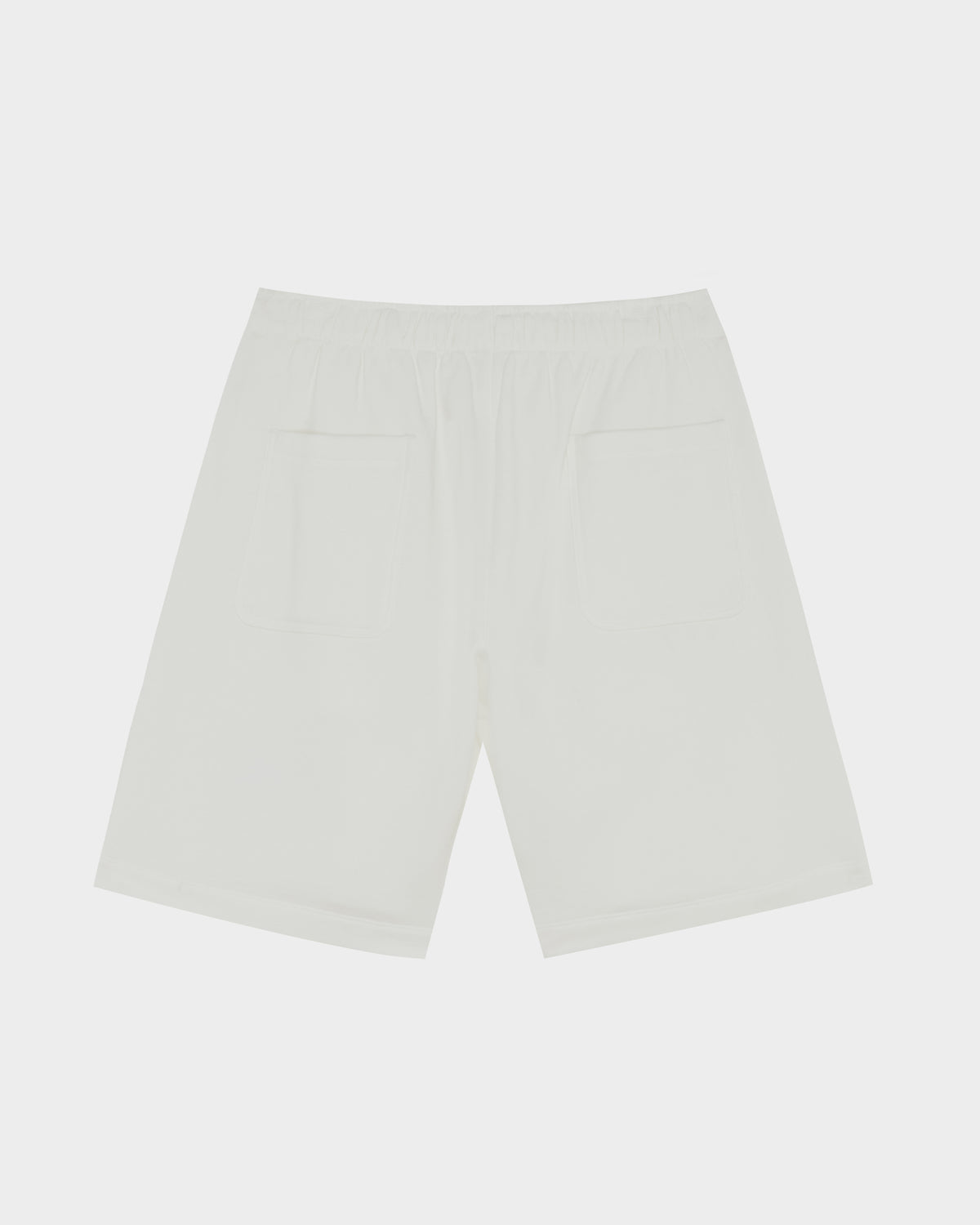 SMILEYHOUND FRENCH TERRY EMBROIDERED  SCRIPT  INITIAL LOGO SHORTS