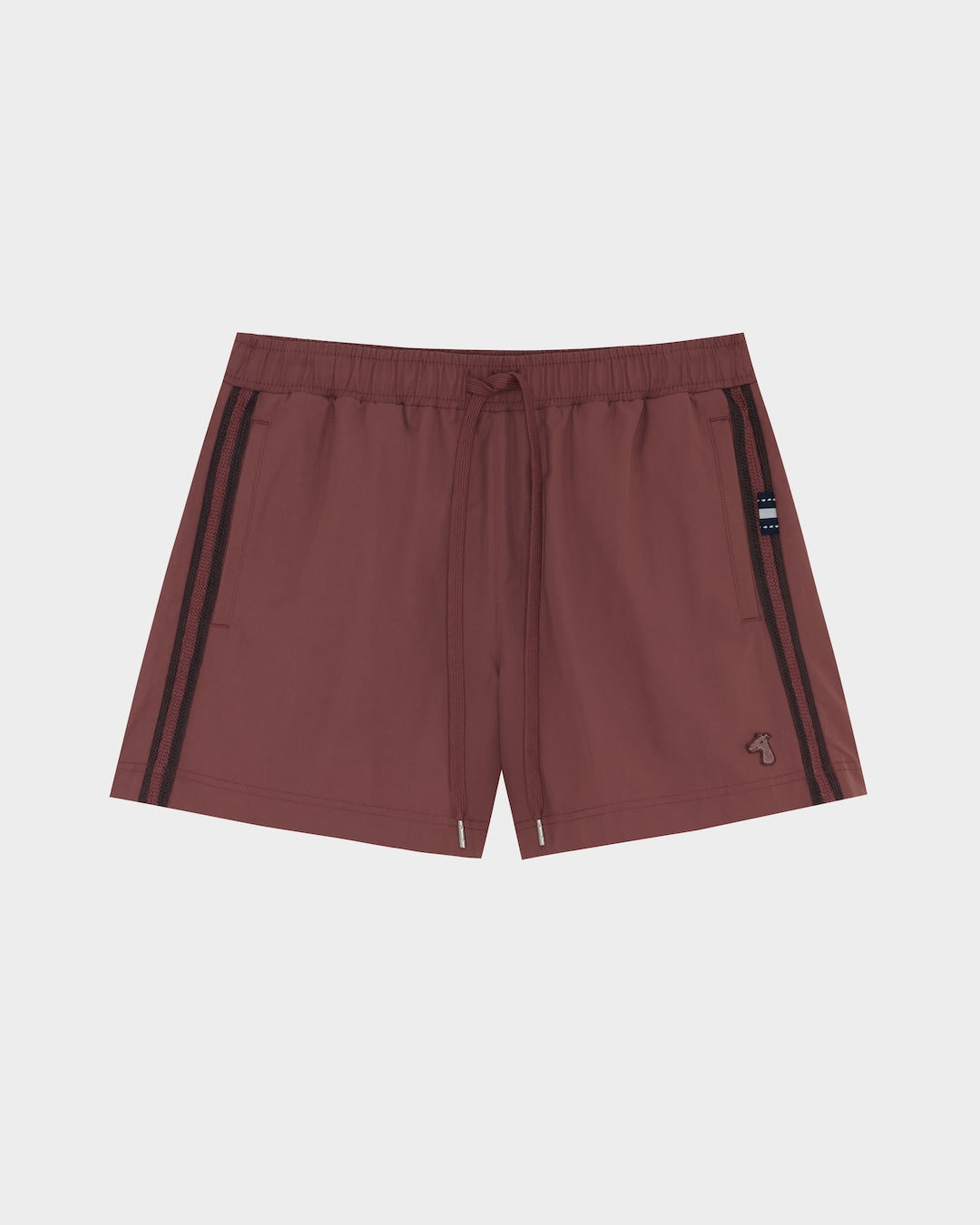 SMILEYHOUND NYLON SIDE STRIPE RELAXED SHORTS