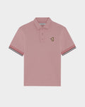 SMILEYHOUND CONTRAST SLEEVE STRIPE POLO WITH RIBBON LOGO