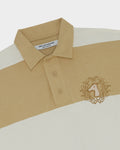 SMILEYHOUND STRIPED POLO WITH SUMMER CLUB LOGO