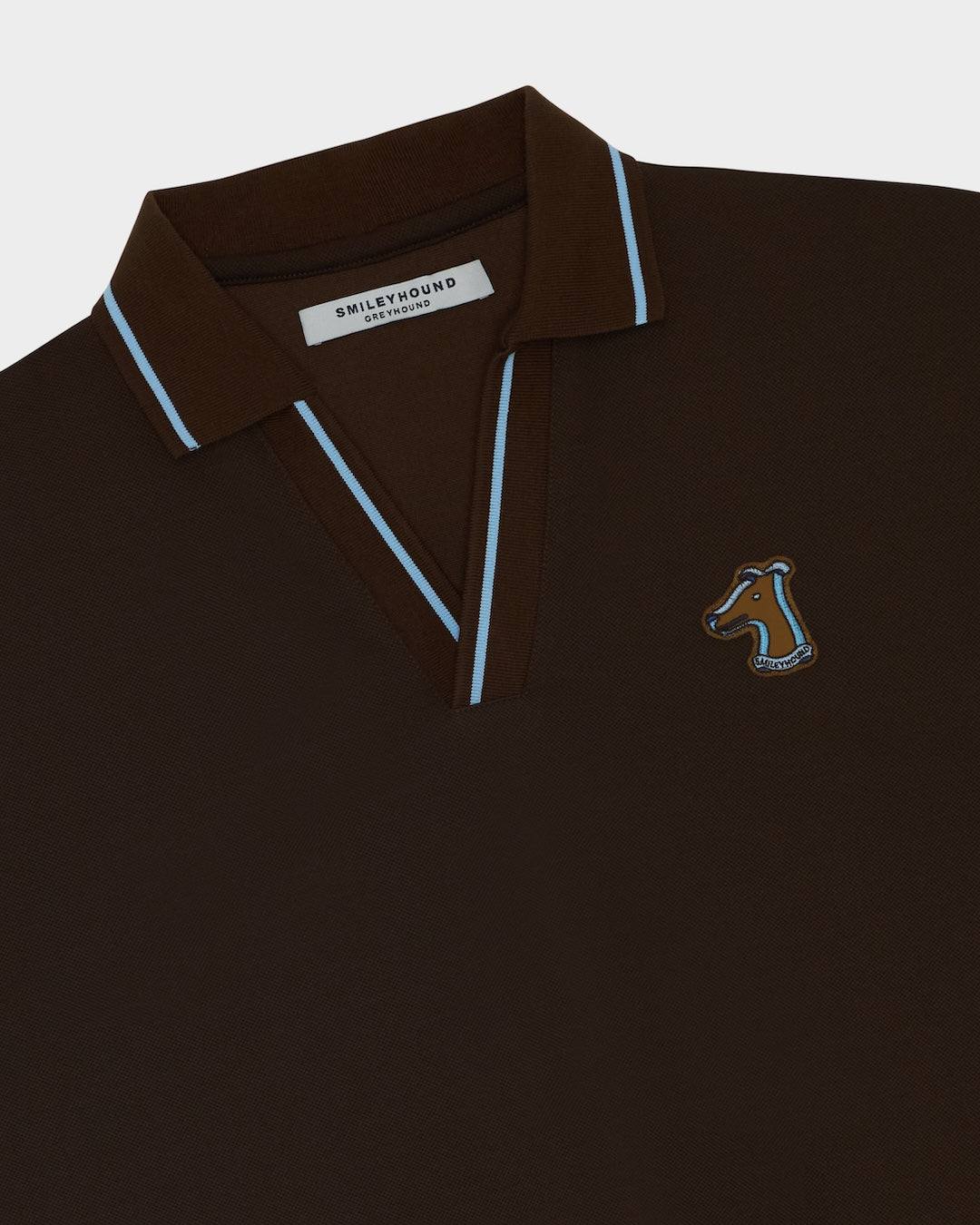 SMILEYHOUND JOHNNY COLLAR POLO WITH RIBBON LOGO