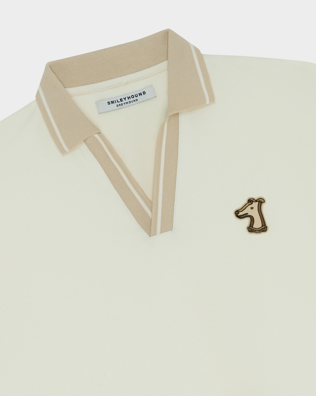 SMILEYHOUND JOHNNY COLLAR POLO WITH RIBBON LOGO