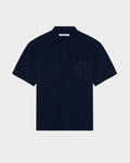 SMILEYHOUND CUT-OUT LOGO POCKET POLO