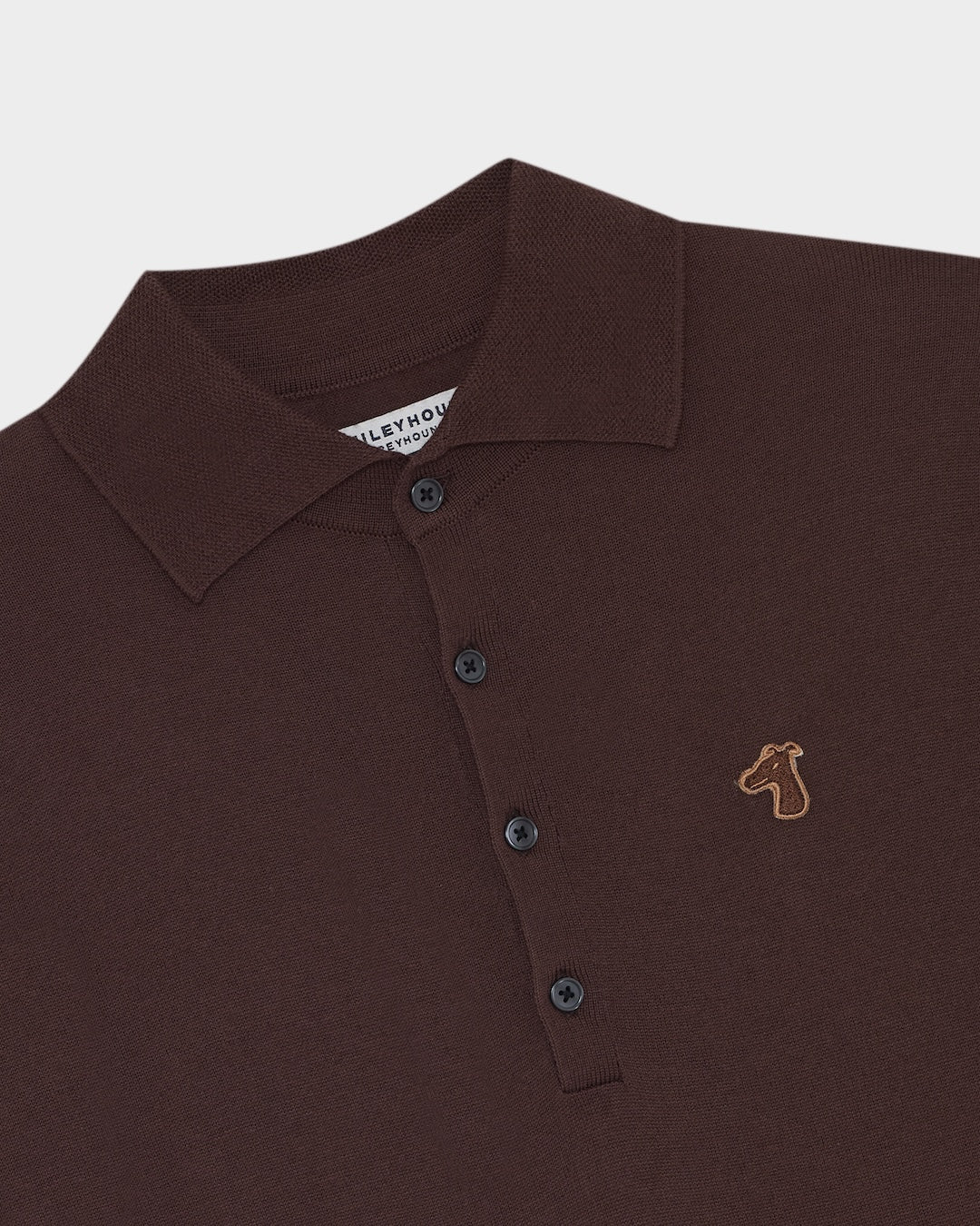 SMILEYHOUND KNITTED POLO SHIRT EMBROIDERED LOGO