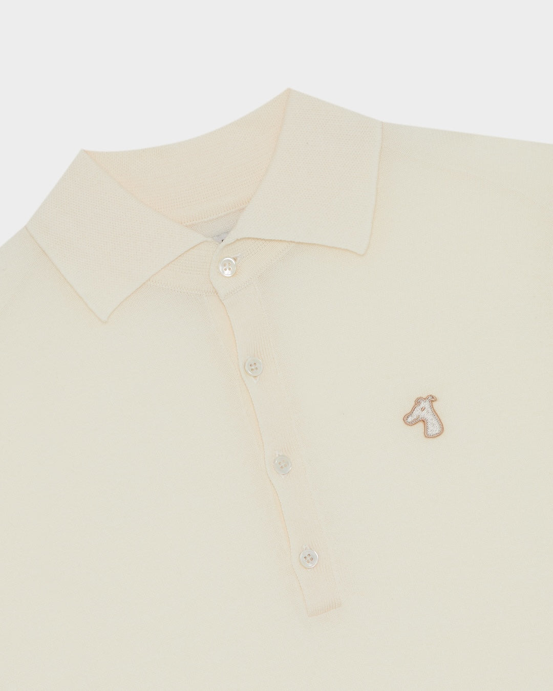 SMILEYHOUND KNITTED POLO SHIRT EMBROIDERED LOGO