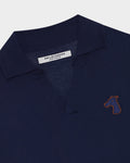 SMILEYHOUND KNITTED POLO SHIRT EMBROIDERED LOGO