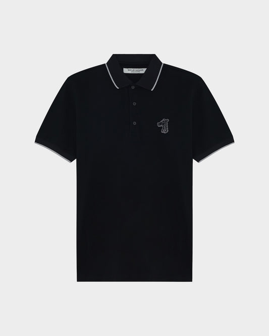 SMILEYHOUND GOODGATHER TIPPED POLO SHIRT