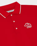 PIQUE POLO SHIRT WITH LOGO EMBROIDERED