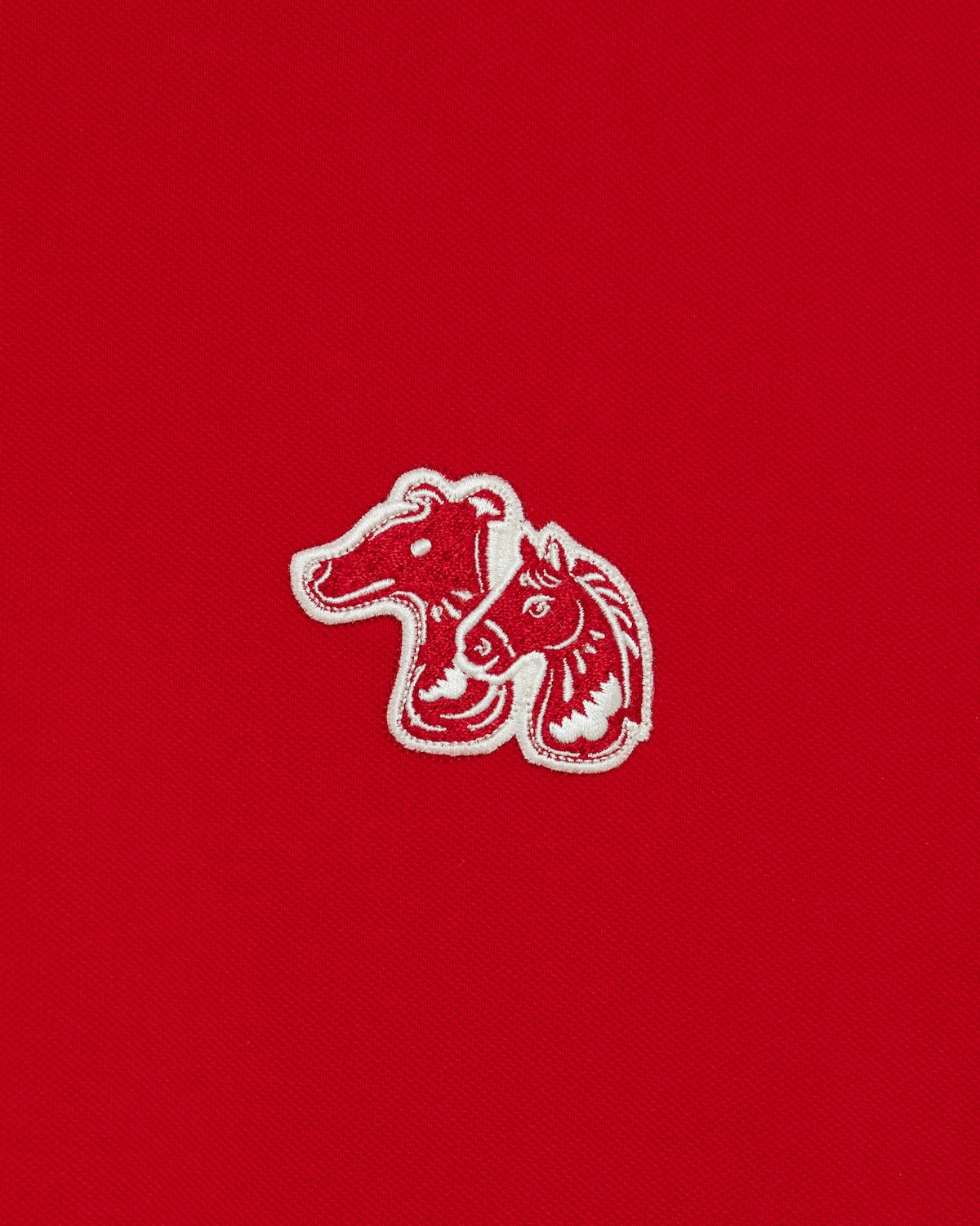 PIQUE POLO SHIRT WITH LOGO EMBROIDERED