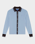 SMILEYHOUND KNITTED SHIRT WITH CONTRASTING CUFFS AND COLLAR