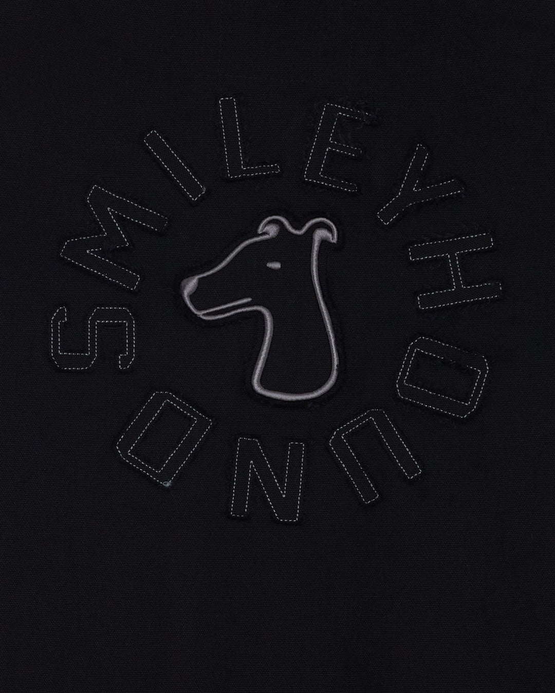 SMILEYHOUND CANVAS JACKET WITH APPLIQUÉ
