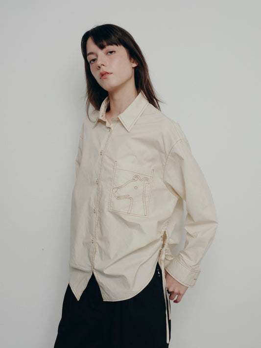 BESTIE SIDE-TIE SHIRT