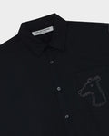 SMILEYHOUND CUT-OUT LOGO POCKET SHIRT