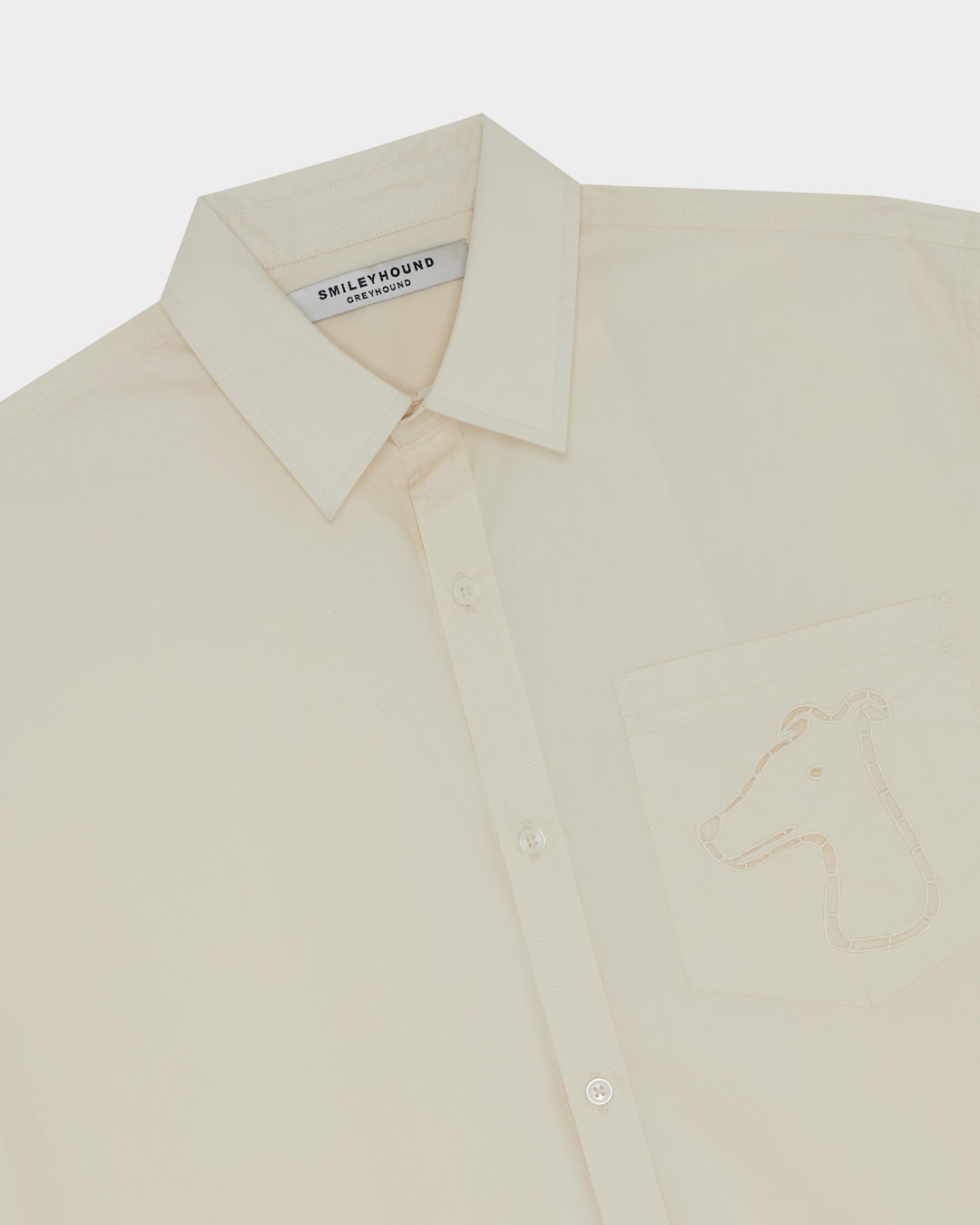 SMILEYHOUND CUT-OUT LOGO POCKET SHIRT