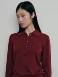 BESTIE LONG-SLEEVE POLO