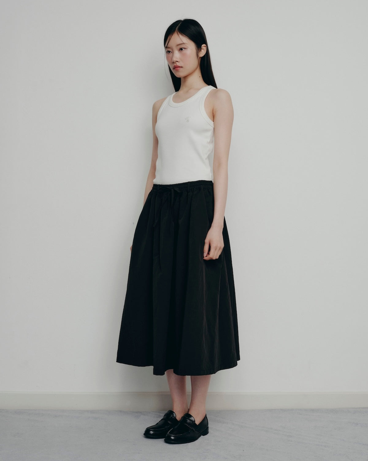 BESTIE NYLON BOW-TIE SKIRT