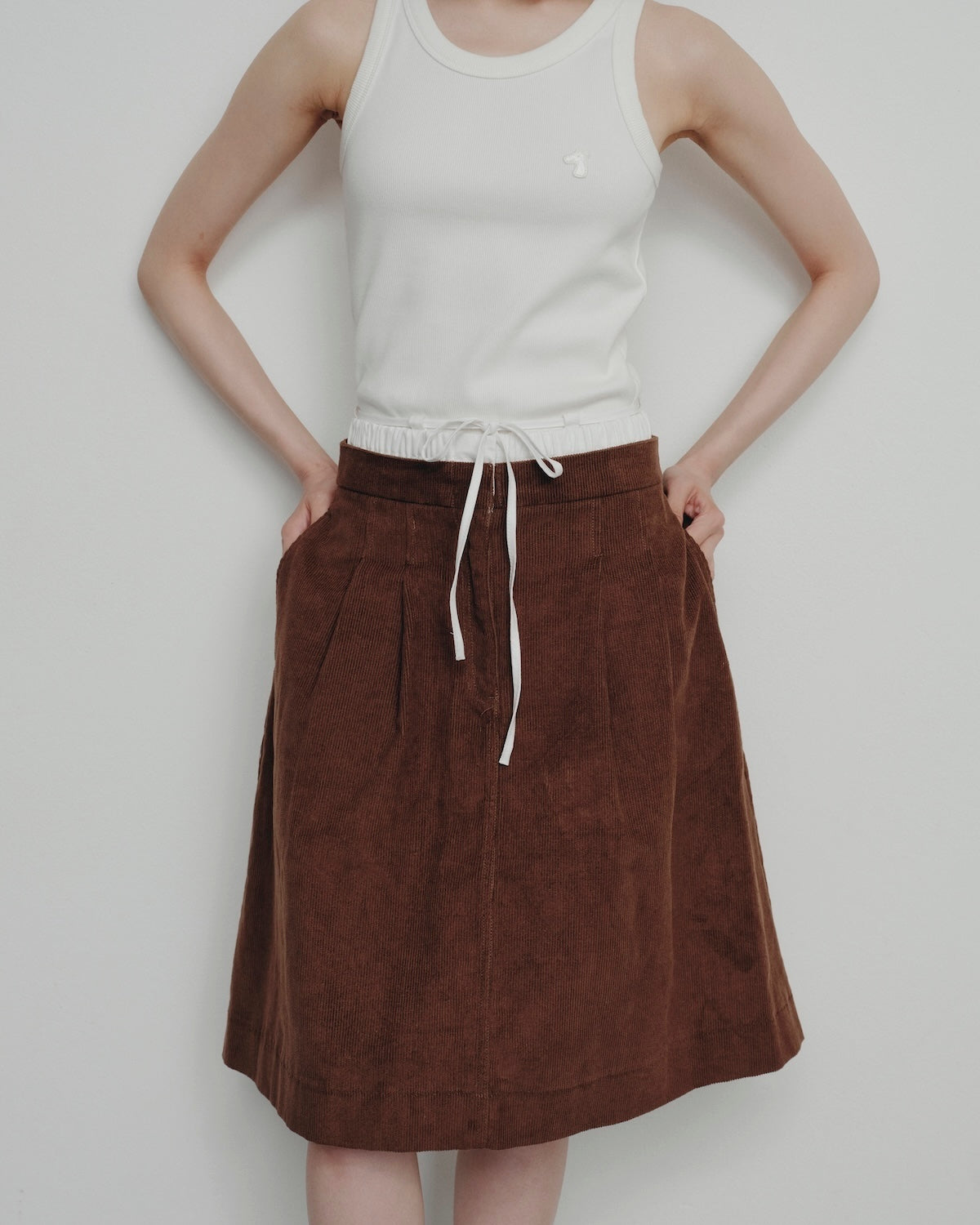 BESTIE LAYERED BOW-TIE SKIRT