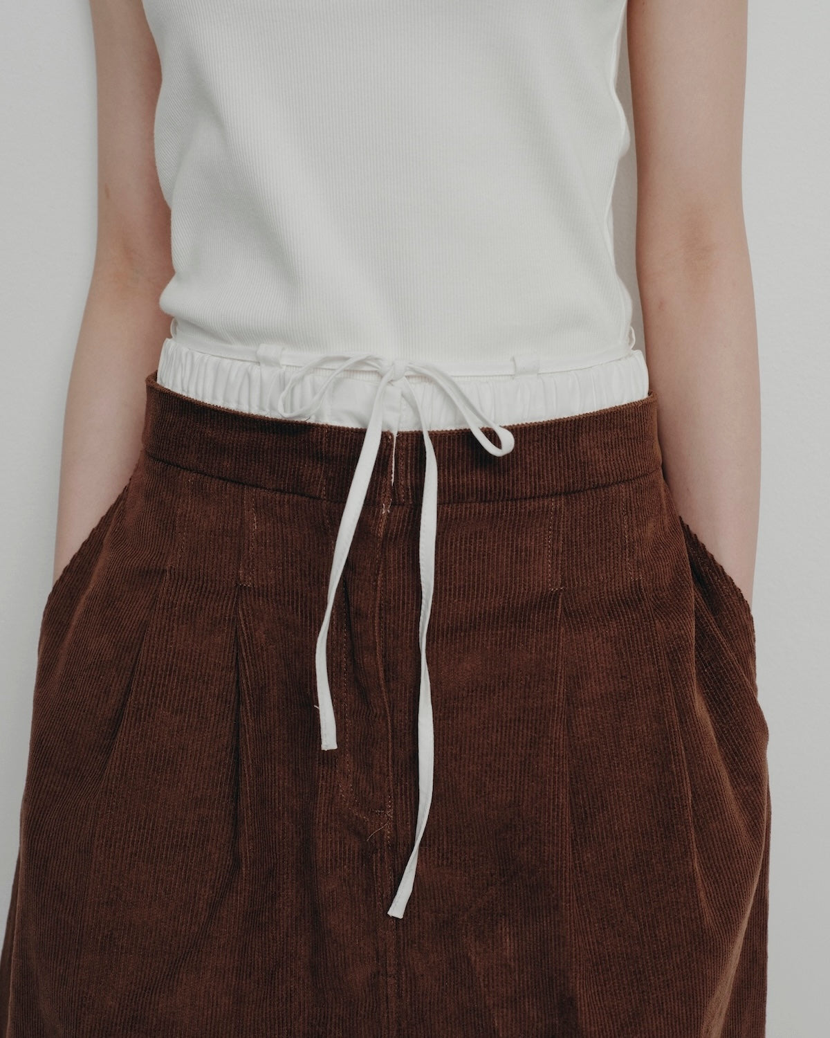 BESTIE LAYERED BOW-TIE SKIRT