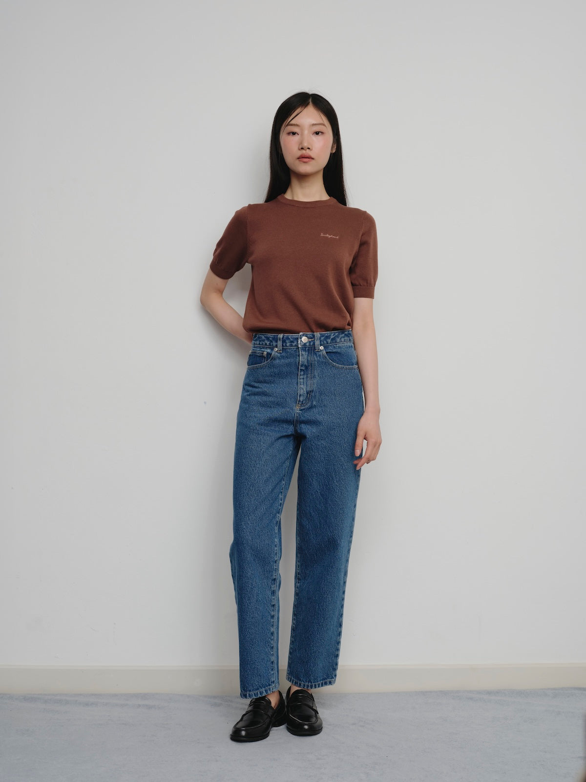 BESTIE SHORT-SLEEVE KNITTED TEE