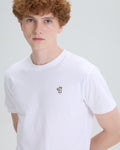 CLASSIC FIT T-SHIRT WITH LOGO EMBROIDERED