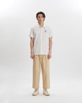 SHORT SLEEVE SHIRT WITH LOGO EMBROIDERED