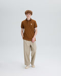 PIQUE POLO SHIRT WITH LOGO EMBROIDERED