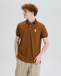 PIQUE POLO SHIRT WITH LOGO EMBROIDERED