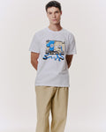 CLASSIC FIT T-SHIRT WITH LOGO GRAPHIC PRINT