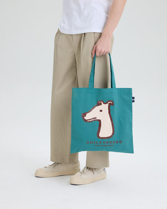 COTTON TOTE BAG WITH SCREENED LOGO