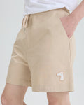 NYLON SHORTS WITH LOGO EMBROIDERED