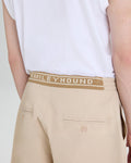 NYLON SHORTS WITH LOGO EMBROIDERED