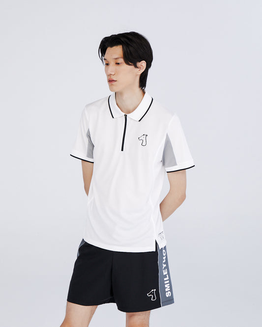 BREATHABLE JERSEY  POLO SHIRT  WITH  SIGNATURE LOGO PRINT