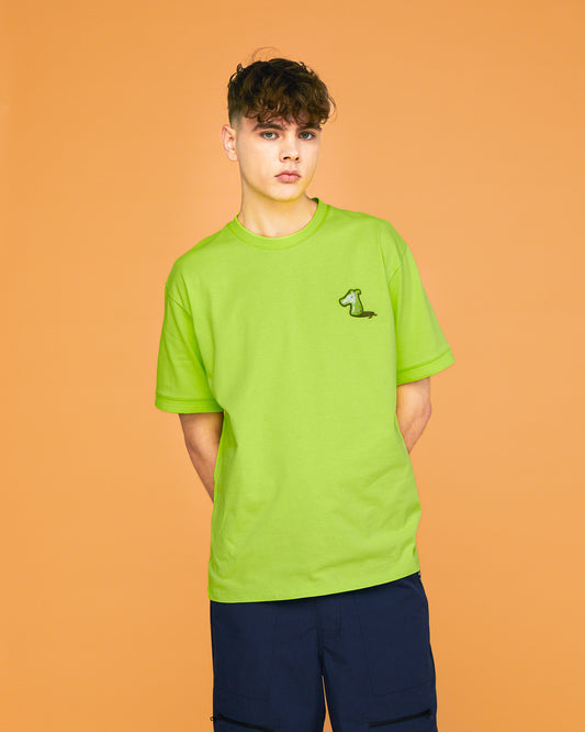 REGULAR FIT T-SHIRT WITH LOGO EMBROIDERED