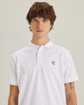 PIQUE POLO SHIRT WITH SIGNATURE LOGO EMBROIDERED