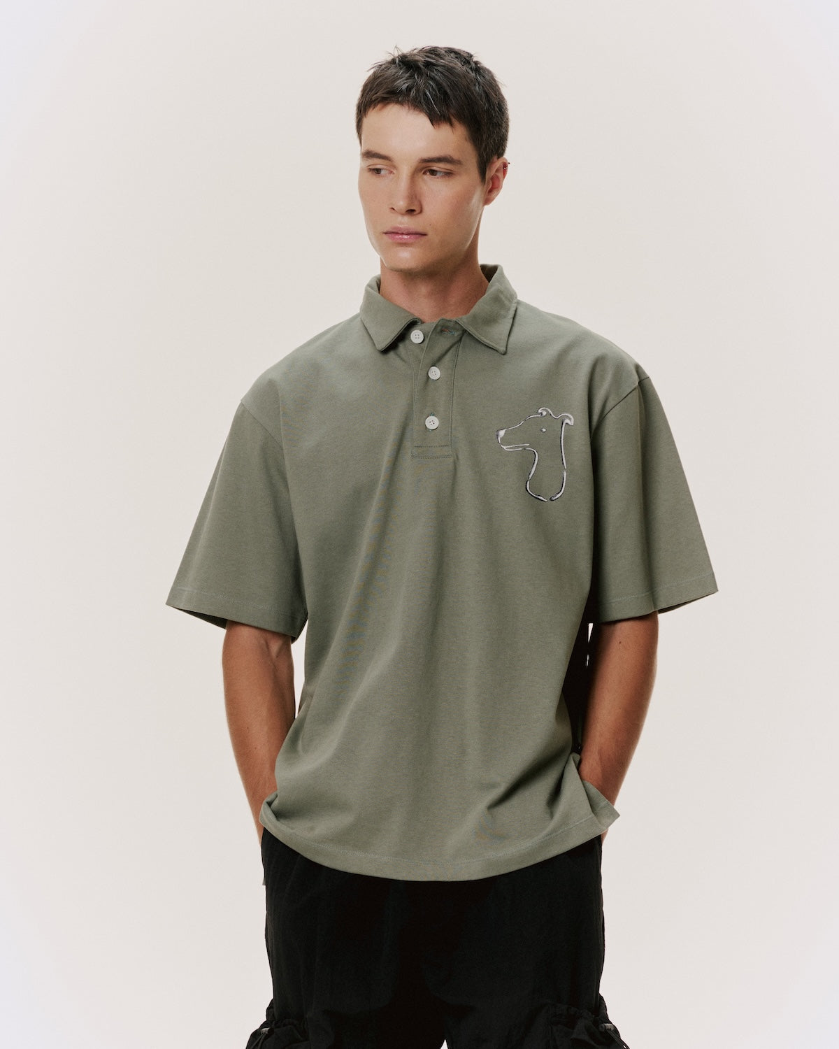 POLO SHIRT WITH LOGO EMBROIDERED