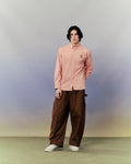 SMILEYHOUND RIBBON LOGO LINEN BUTTON-DOWN SHIRT