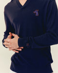 SMILEYHOUND KNITTED POLO SHIRT EMBROIDERED LOGO