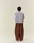 SMILEYHOUND CROPPED PANEL STRIPE SHIRT
