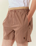 SMILEYHOUND LAYERED WAIST STRIPE SHORTS