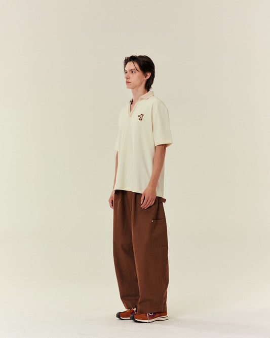 SMILEYHOUND JOHNNY COLLAR POLO WITH RIBBON LOGO