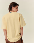 SMILEYHOUND EMBROIDERED SCRIPT INITIAL T-SHIRT