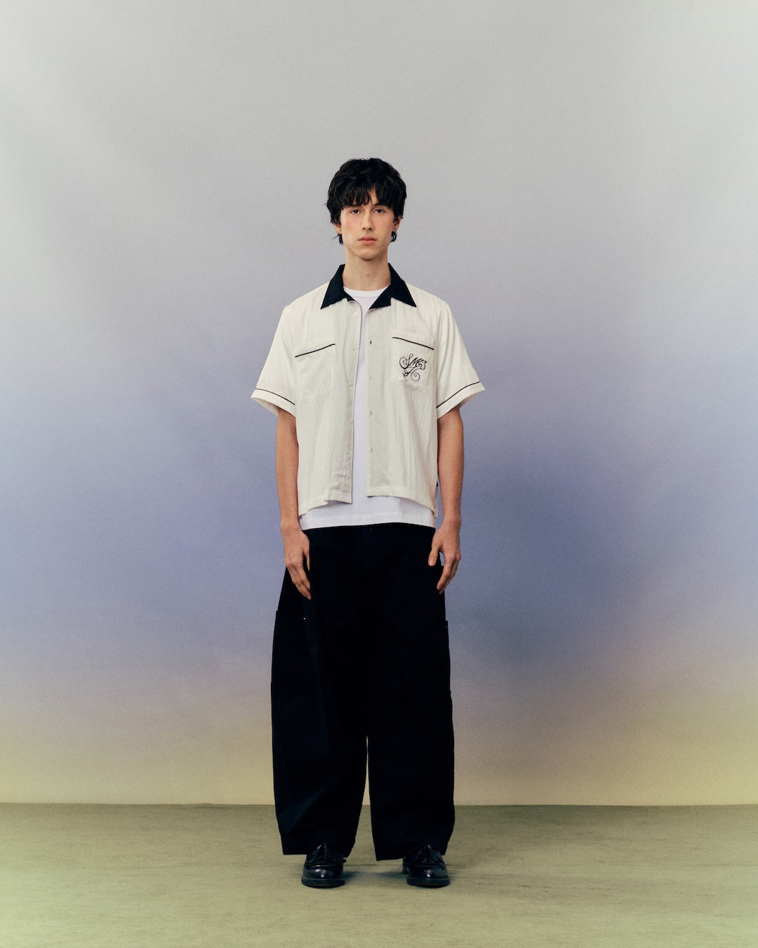 SMILEYHOUND 50s TWO-TONE BOWLING SHIRT