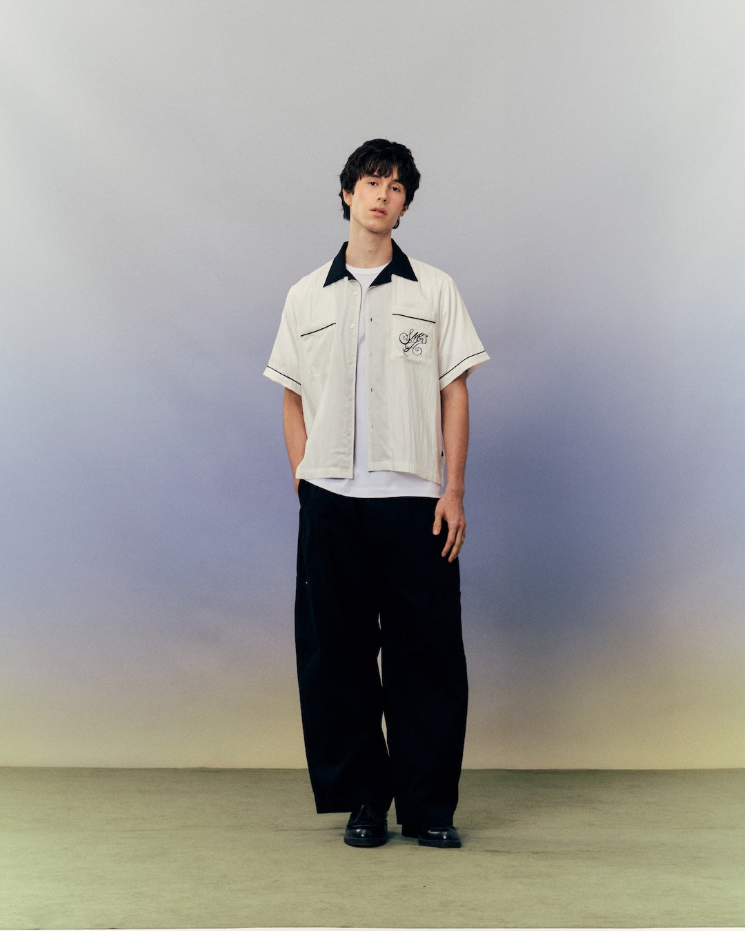 SMILEYHOUND 50s TWO-TONE BOWLING SHIRT