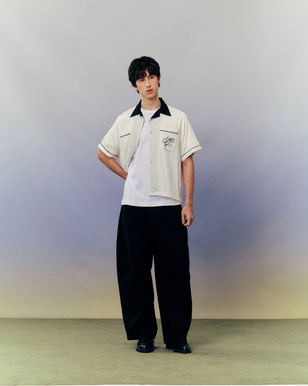 SMILEYHOUND 50s TWO-TONE BOWLING SHIRT