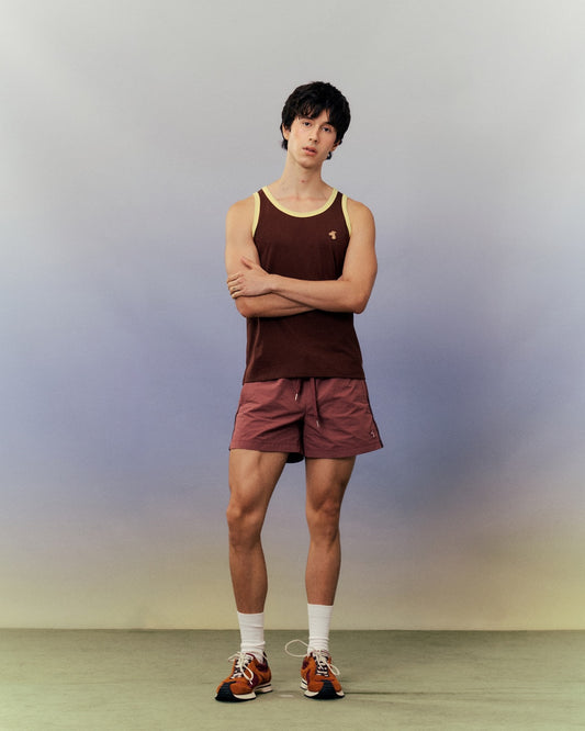 SMILEYHOUND NYLON SIDE STRIPE RELAXED SHORTS