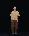 SMILEYHOUND GOODGATHER SHORT-SLEEVE SHIRT WITH RAW-EDGE PATCH POCKET