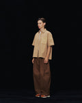 SMILEYHOUND GOODGATHER SHORT-SLEEVE SHIRT WITH RAW-EDGE PATCH POCKET