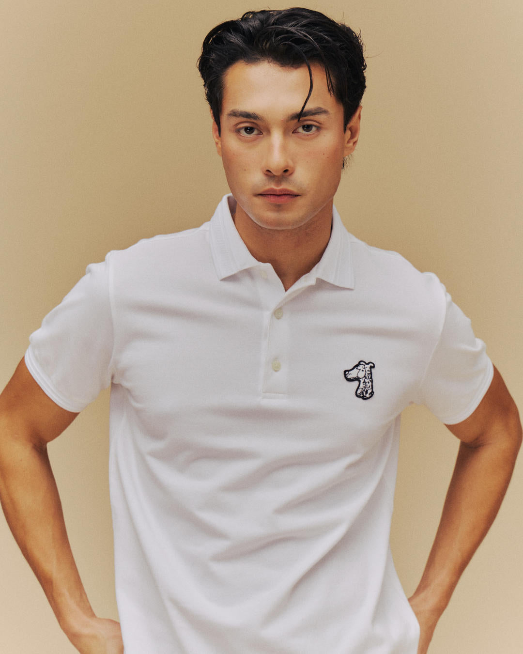 SMILEYHOUND GOODGATHER POLO SHIRT WITH LOGO