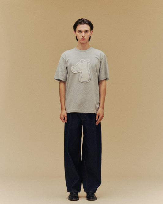 SMILEYHOUND GOODGATHER REVERSE FRENCH TERRY BOLD LOGO T-SHIRT